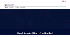 Desktop Screenshot of cityofharrah.com